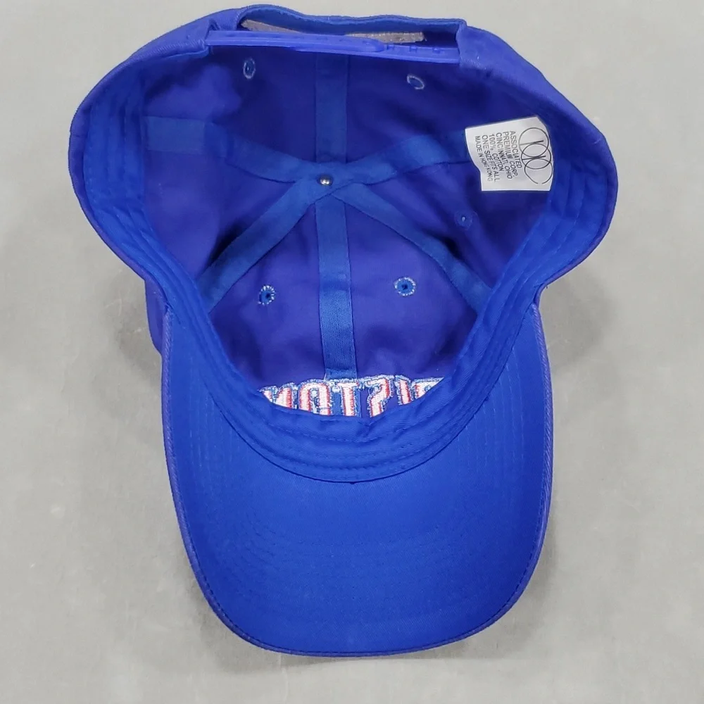 Detroit Pistons hat ball cap royal blue snap back embroidered signed number 5 - Picture 7 of 9